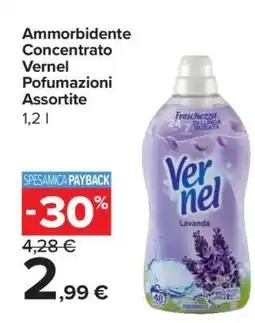 Carrefour Ammorbidente Concentrato Vernel Pofumazioni Assortite offerta