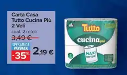 Carrefour Carta Casa Tutto Cucina Più 2 Veli offerta