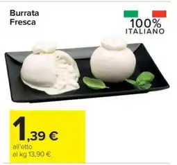Carrefour Burrata Fresca offerta