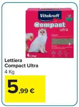 Carrefour Lettiera Compact Ultra offerta