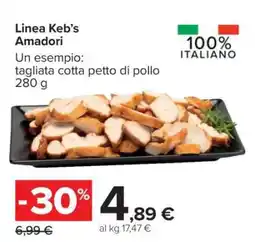 Carrefour Linea Keb’s Amadori offerta