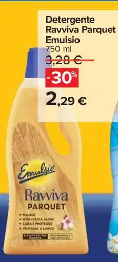 Carrefour Detergente Ravviva Parquet Emulsio offerta
