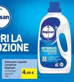 Carrefour Detersivo Liquido Lavatrice Napisan offerta