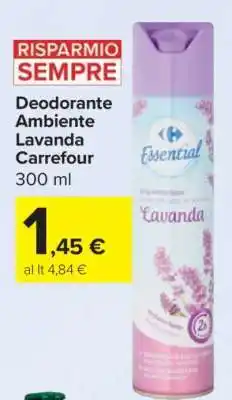 Carrefour Deodorante Ambiente Lavanda Carrefour offerta
