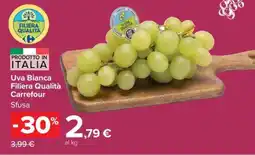 Carrefour Uva Bianca Filiera Qualità Carrefour offerta