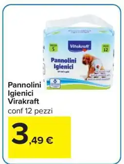Carrefour Pannolini Igienici Virakraft offerta