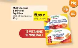 Carrefour Multivitamine & Minerali Equilibra offerta