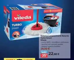 Carrefour Sistema Lavapavimenti Rotante Turbo Smart offerta