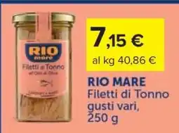 Carrefour RIO MARE Filetti di Tonno offerta