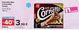 Carrefour Cornetto Max o Cornetto Cuore offerta