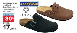 Carrefour Pantofola Chiusa con Fibbia GoodYear o Onyx offerta