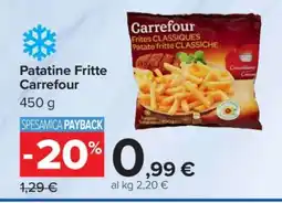 Carrefour Patatine Fritte Carrefour offerta
