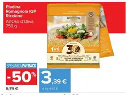 Carrefour Piadina Romagnola IGP Riccione offerta