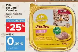 Carrefour Patè per Gatti Carrefour offerta