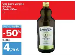 Carrefour Olio Extra Vergine di Oliva Costa d'Oro offerta