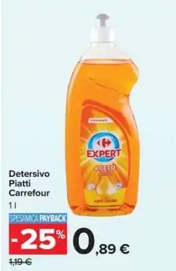 Carrefour Detersivo Piatti Carrefour offerta
