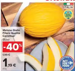 Carrefour Melone Giallo Filiera Qualità Carrefour offerta