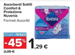 Carrefour Assorbenti Sottili Comfort & Protezione Nuvenia offerta