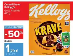 Carrefour Cereali Krave Kellogg's offerta