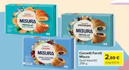 Carrefour Cornetti Farciti Misura offerta
