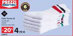 Carrefour Calze Tennis x6 offerta