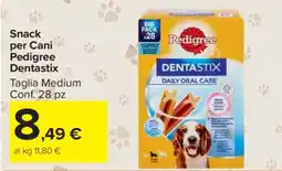Carrefour Snack per Cani Pedigree Dentastix offerta