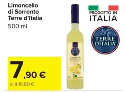 Carrefour Limoncello di Sorrento Terre d’Italia offerta
