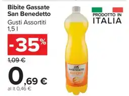 Carrefour Bibite Gassate San Benedetto offerta