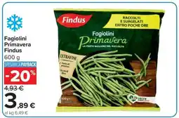 Carrefour Fagiolini Primavera Findus offerta