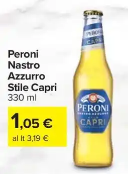 Carrefour Peroni Nastro Azzurro 'Stile Capri' offerta