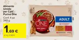 Carrefour Alimento Umido per Cani Purina One offerta
