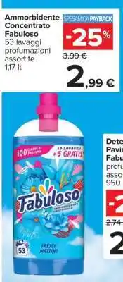 Carrefour Ammorbidente Concentrato Fabuloso offerta