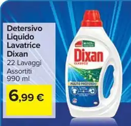 Carrefour Dixan Detersivo Liquido Lavatrice offerta
