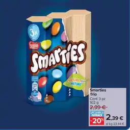 Carrefour Smarties Trio offerta