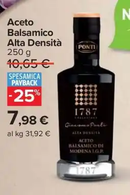 Carrefour Aceto Balsamico Alta Densità offerta