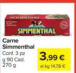 Carrefour CARNE SIMMENTHAL offerta
