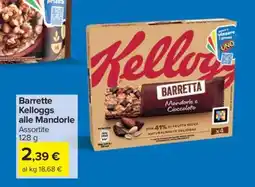 Carrefour Barrette Kelloggs alle Mandorle offerta
