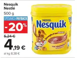 Carrefour NESQUIK NESTLÉ offerta