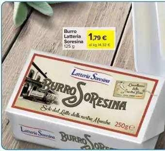 Carrefour Burro Latteria Soresina offerta