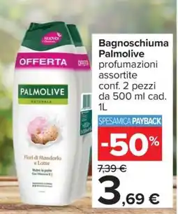 Carrefour Bagnoschiuma Palmolive offerta
