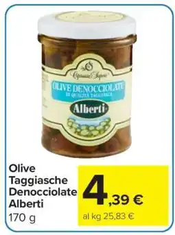 Carrefour Olive Taggiasche Denocciolate Alberti offerta
