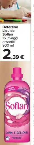 Carrefour Detersivo Liquido Soflan offerta