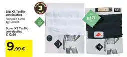 Carrefour Slip X3 TexBio con Elastico offerta