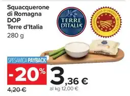 Carrefour Squacquerone di Romagna DOP Terre d’Italia offerta