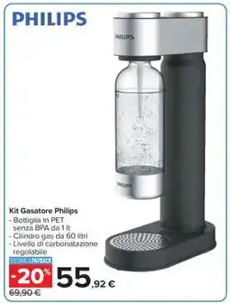 Carrefour Kit Gasatore Philips offerta