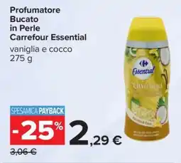 Carrefour Profumatore Bucato in Perle Carrefour Essential offerta