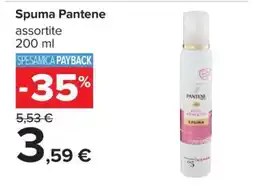 Carrefour Spuma Pantene offerta