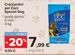 Carrefour Croccantini per Cani Special Dog offerta
