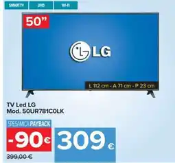 Carrefour Tv Led Lg offerta