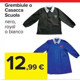 Carrefour Grembiule o Casacca Scuola offerta